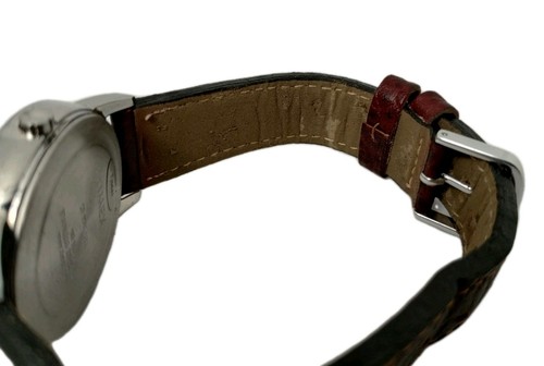 Timex Men's Easy Reader Brown Leather Watch Indiglo 35mm Case T20041 New Battery - Picture 11 of 14