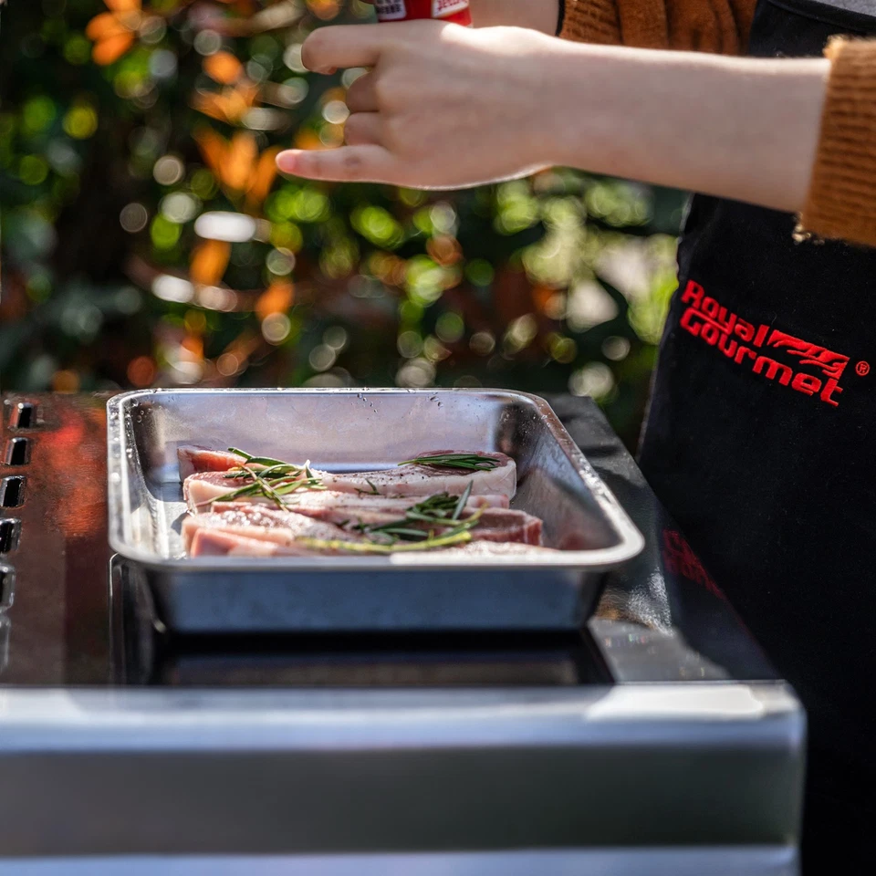 Royal Gourmet Deluxe 5-Burner Gas Grill, 64,000 BTU Picnic Backyard , Black - Image 4 of 4