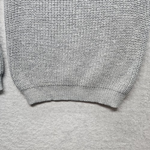 Shein Girl Sz 8Y Knit Sweater Button Pullover Crewneck Long-Sleeve Gray - Picture 3 of 9