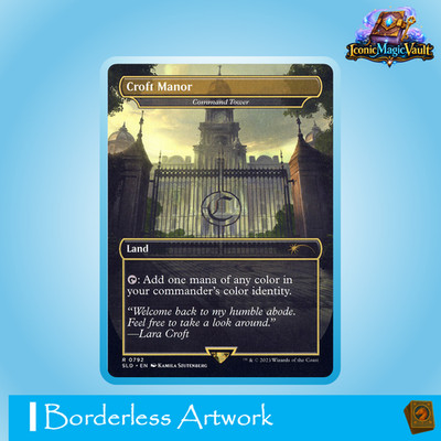 Croft Mannor | Command Tower | MTG Magic | Secret Lair x Tomb Raider | NM | EN
