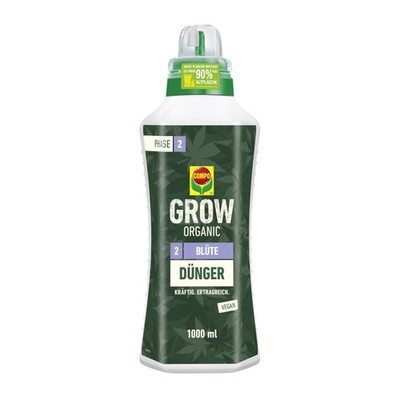 GROW ORGANIC Blüte Dünger für Spezialkulturen Dünger für Indoor & Outdoor