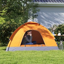 2 Person Camping Tent, Dome Tent With Zipped Doors, Storage Pocket, Portable Han