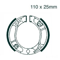 Bremsbacken Hinten EBC H353 FüR Peugeot Django 50 4T Sport Bj 2015-2017