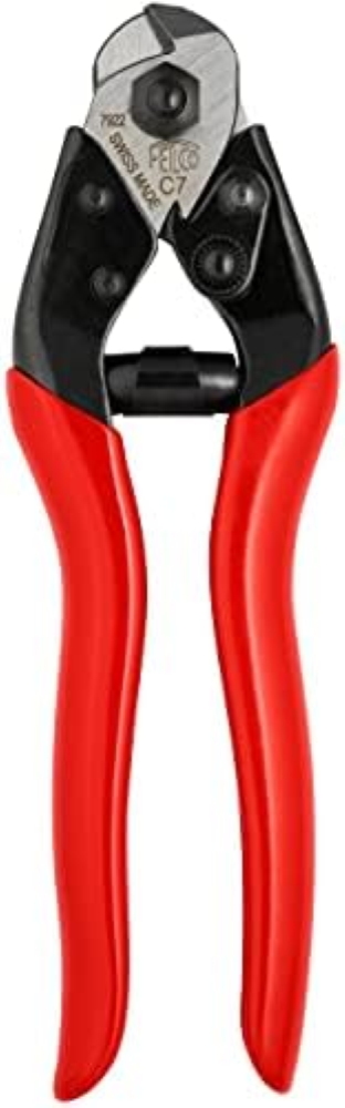 FELCO C7 Cesoia per cavi a una mano (taglio Ã¸ 7 mm, cesoia per cavi, lama + bul