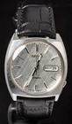 Seiko 5 Silver Textured Dial Men's Automatic Cal. 6309 Vintage Watch -- Working