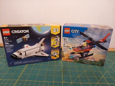 LEGO Helicopter and Space Shuttle 60411 31134 City and Creator Sets