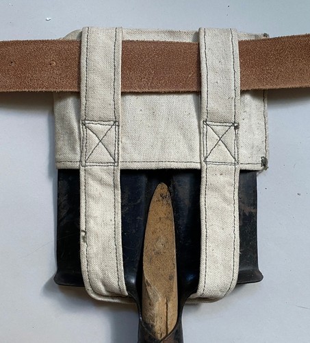 Étui en toile soviétique vintage pour pelle MPL-50 de la Seconde Guerre mondiale - Picture 8 of 10