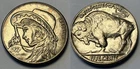 1937 HOBO NICKEL TOKEN COIN PRETTY COWGIRL PISTOL COLLECTION BUFFALO GIFT FREE