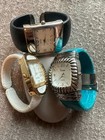 Kristine & Vivani Lot Of 4 Cuff Watches For Parts — photo 2