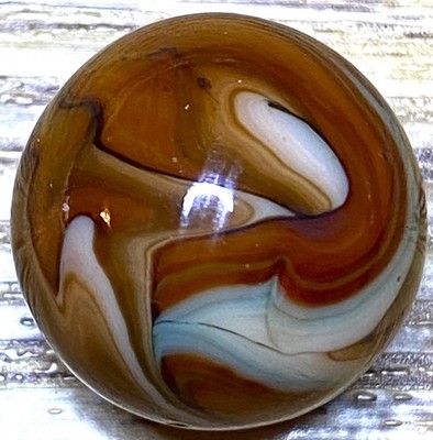 VHTF DIFFRENT TYPES OF COLORS WOOD / EARTHY TONES SWIRLED SHOOTER .71'' BOX03/70