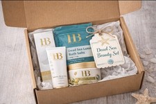 Dead Sea Beauty Set from Israel  Mineral Skincare Gift Box  Bath Salts  Mask
