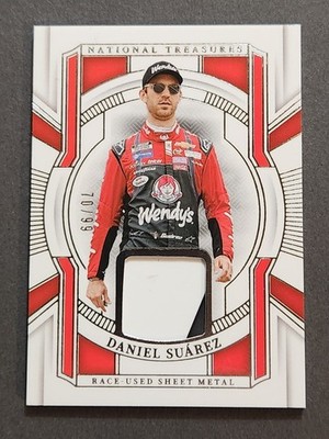 2025 National Treasures NASCAR Racing Sheet Metal #RUS-DSZ Daniel Suarez #70/99