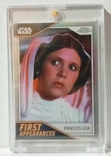 2023 Topps Chrome Star Wars First Appearances Princess Leia Refractor FA-4