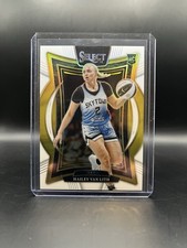2025 #30 Hailey Van Lith Panini Select WNBA Concourse White Prizm /99 Sky RC