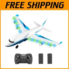Ready to Fly RC Plane for Beginners with Dual Batteries