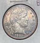 1909-D Barber Quarter with Toning - HIGH GRADE Silver, See Photos!  Nice!!