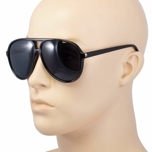 80s Men Polarized Vintage Classic Fashion Designer Wood Aviator Sunglasses Blue
