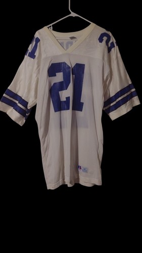 Vtg 90s Russell Athletic #21 Sanders Cowboys Football Jersey USA Made, Size 48 L - Picture 8 of 8