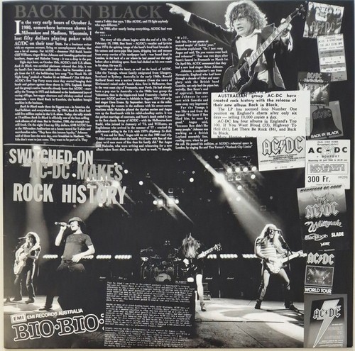 AC/DC - Back In Black - 50th Anniversary Special Edition - Brand New Gold Vinyl - Picture 10 of 11