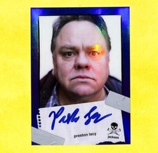 2022 Zerocool Jackass Preston Lacy 20/50 Blue Auto Autograph Card 