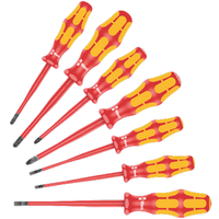 Wera 160 Iss / 7 Kraftform Vde Insulated Screwdriver Set 7 Teile 05135961001