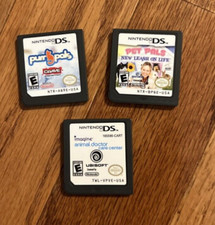 Lot 3pc Nintendo Ds Games Imagine Animal Dr Purr Pals Pet Pals Cartridges Only