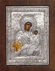 Orthodox Byzantine Silver Plated Icons Female Saints Orthodoxe Ikonen Heilige