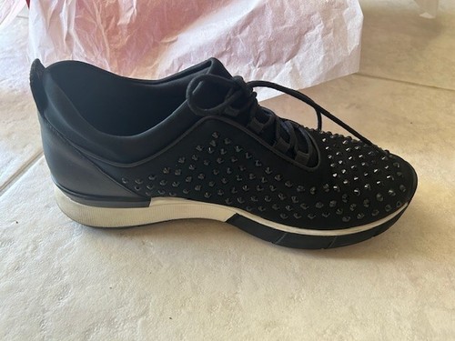 The Wishbone Collection Women's Black sneaker tie up Shoes size 9 - Picture 9 of 23