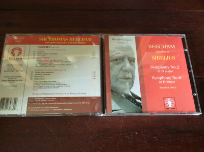 Sir Thomas Beecham Conducts Sibelius  [CD Album] Symphony 2 6