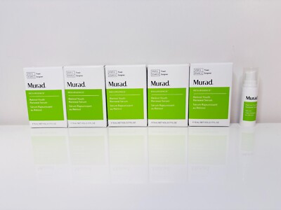 5 Murad Resurgence Retinol Youth Renewal Serum Sample 0.17 oz / 5 ml * 5 = 25 ml