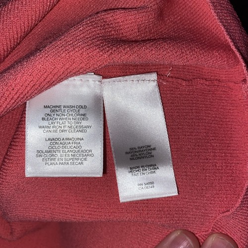 Women’s Jones New York Pink Squared Off Tank Top Size XL - Picture 5 of 5