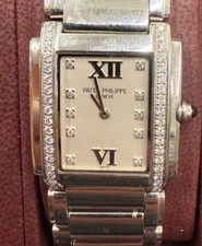 Patek Philippe Twenty-4, 4910/010, Diamentlünette und Zifferblatt,, Quarz