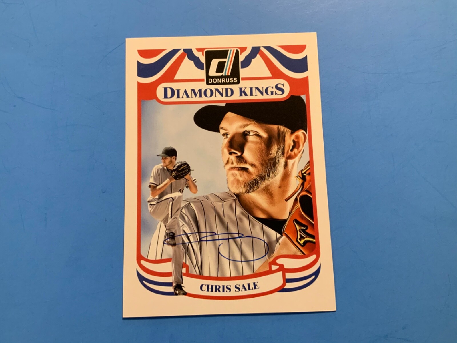 2014 Panini Donruss Box Topper 5x7 Diamond Kings CHRIS SALE AUTO #8