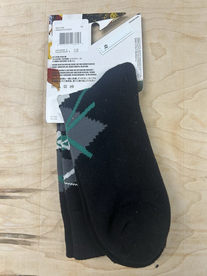 Volcom Gnargyle Men’s Size 9-12 Socks - Image 2 of 2