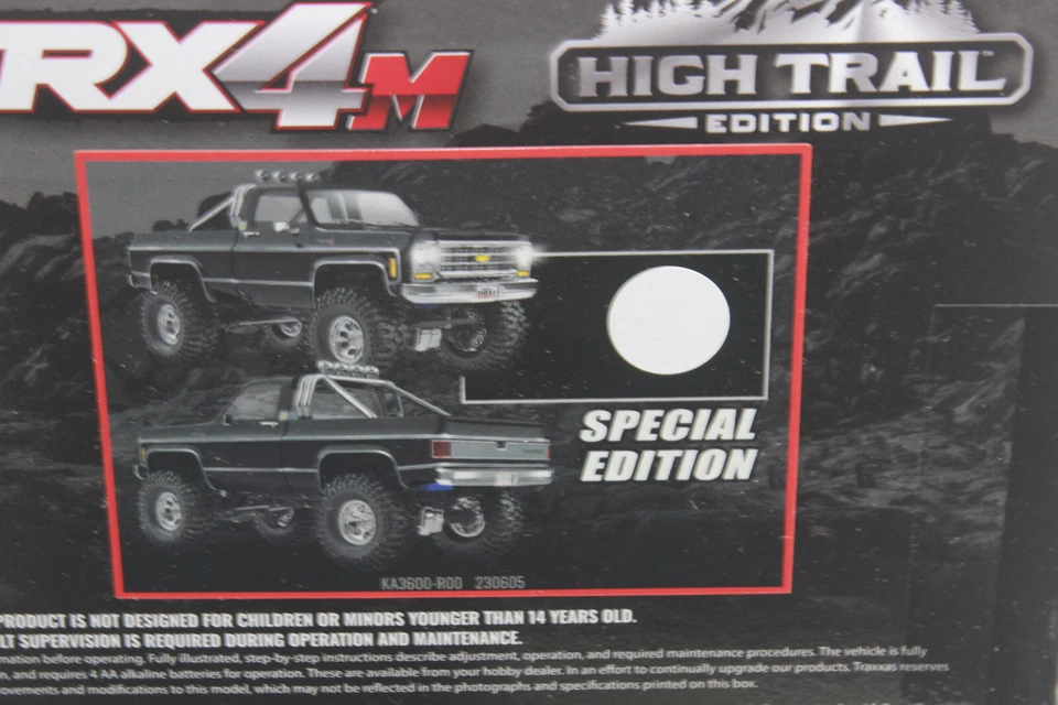 Traxxas TRX 97064 schwarz RC Crawler TRX-4M Chevy K10 4x4 1:18 RTR NEU OVP - Bild 4 von 4