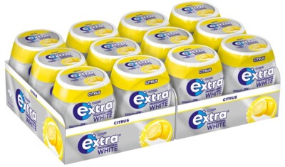 Wrigleys Extra Professional White Citrus - Kaugummi - 12 Dosen