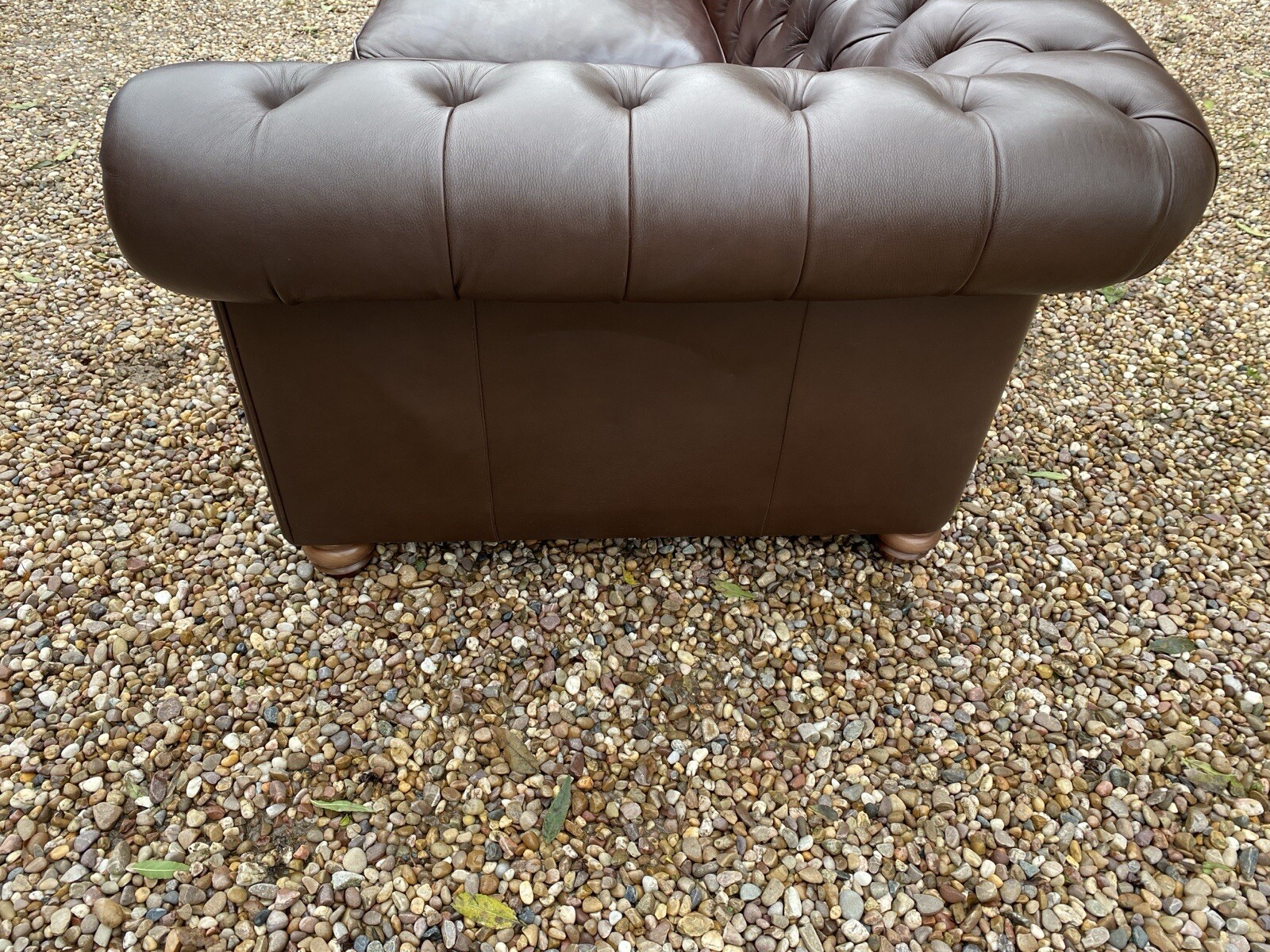 Beautiful Chesterfield Duresta Brown Leather Sofa eBay