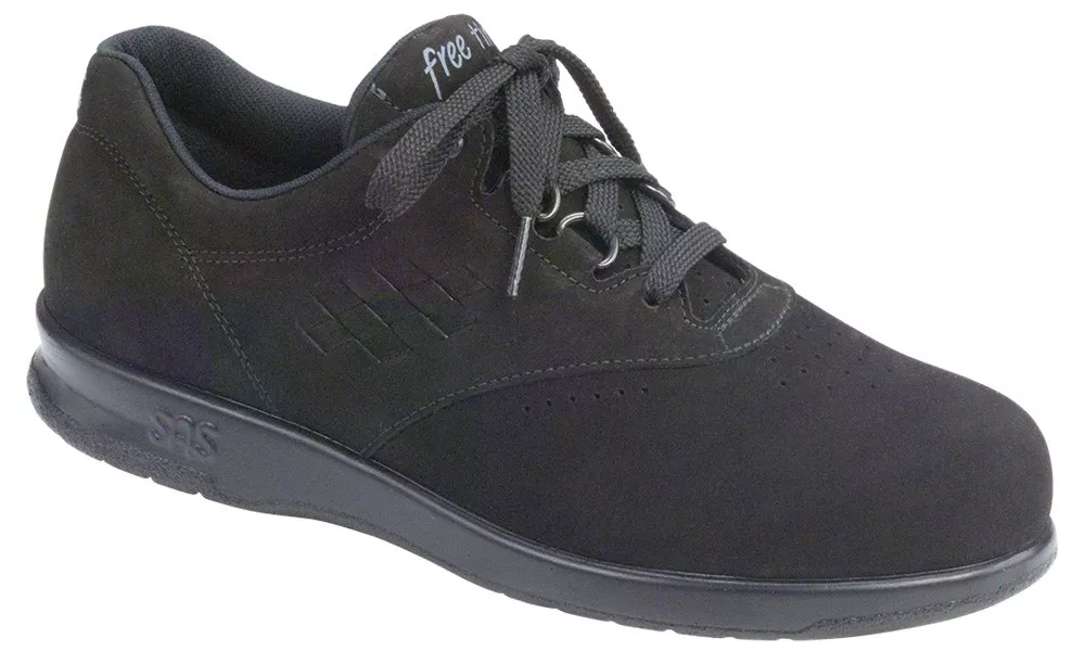 SAS Shoes Women s Free Time Charcoal Black 7.5 Wide FREE SHIPPING