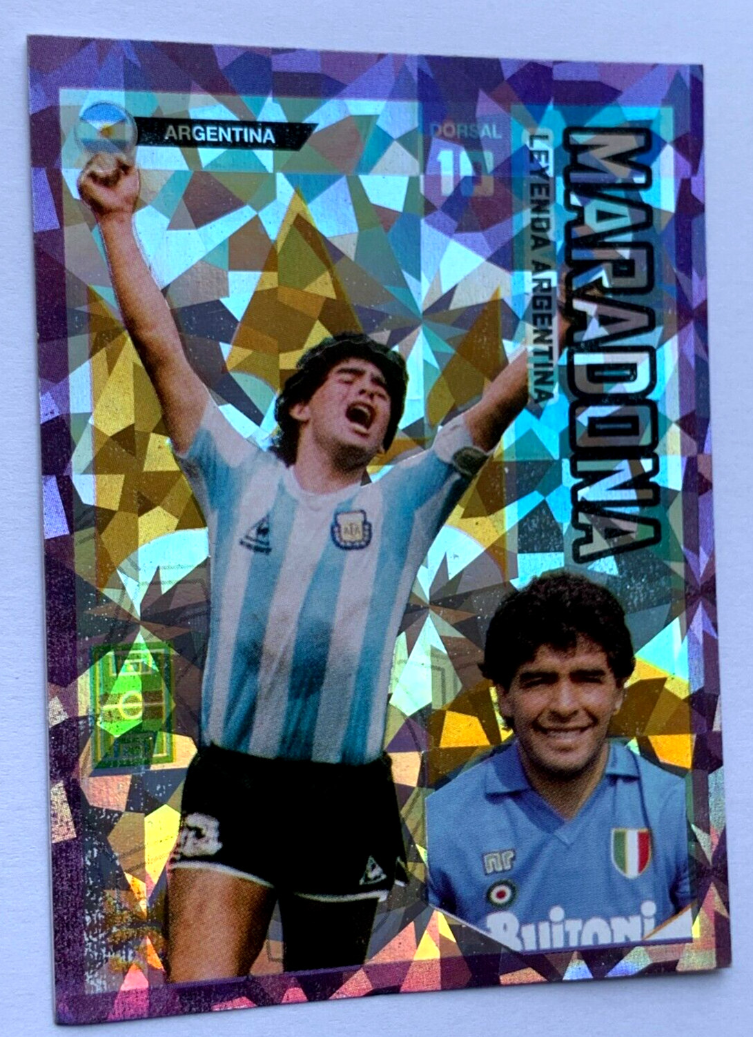 Sticker 3r 2023 World Soccer Stars 3R Sticker #V27 DIEGO ARMANDO MARADONA FOIL ...