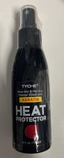 Flat Iron Reduce Frizz KERATIN Heat Protector Spray , Tyche Black 4 Oz.