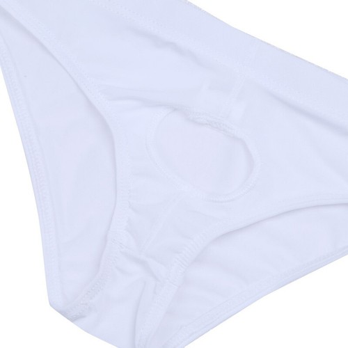 Men's Open Penis Hole Thong Micro G-string Bikini Briefs Lingerie Underwear - Picture 47 of 97