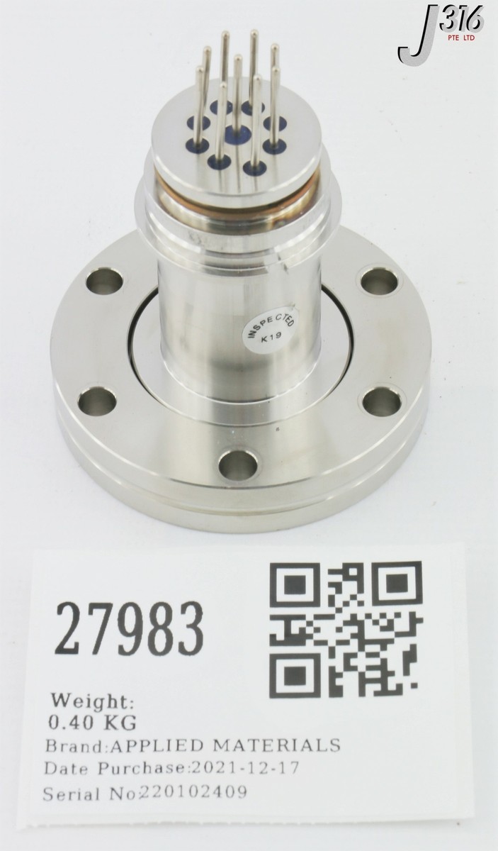 27983 APPLIED MATERIALS PIRANI GAUGE SENSOR, 354-491 (PARTS) 0190