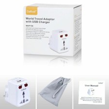 4 In 1 International World Wide Universal Travel Adaptor with USB Charging 150