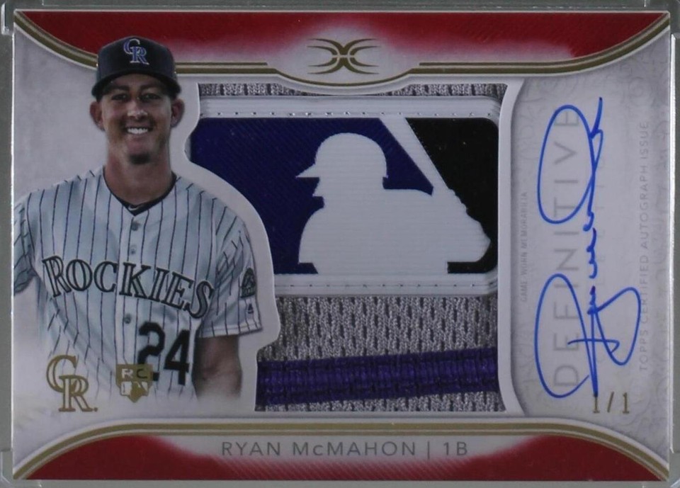 2018 Topps Definitive Collection - Ryan McMahon #ARC-RM - 1 of 1