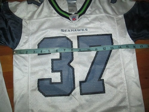 LOT 2 Seahawks Vtg 2006 y2k Shaun Alexander Deion Branch Jersey Colorblock Yth S - Picture 6 of 6