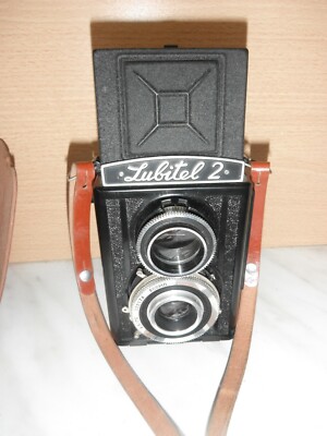 Lubitel 2 avec sa sacoche en cuir - Photo, audio & vidéo