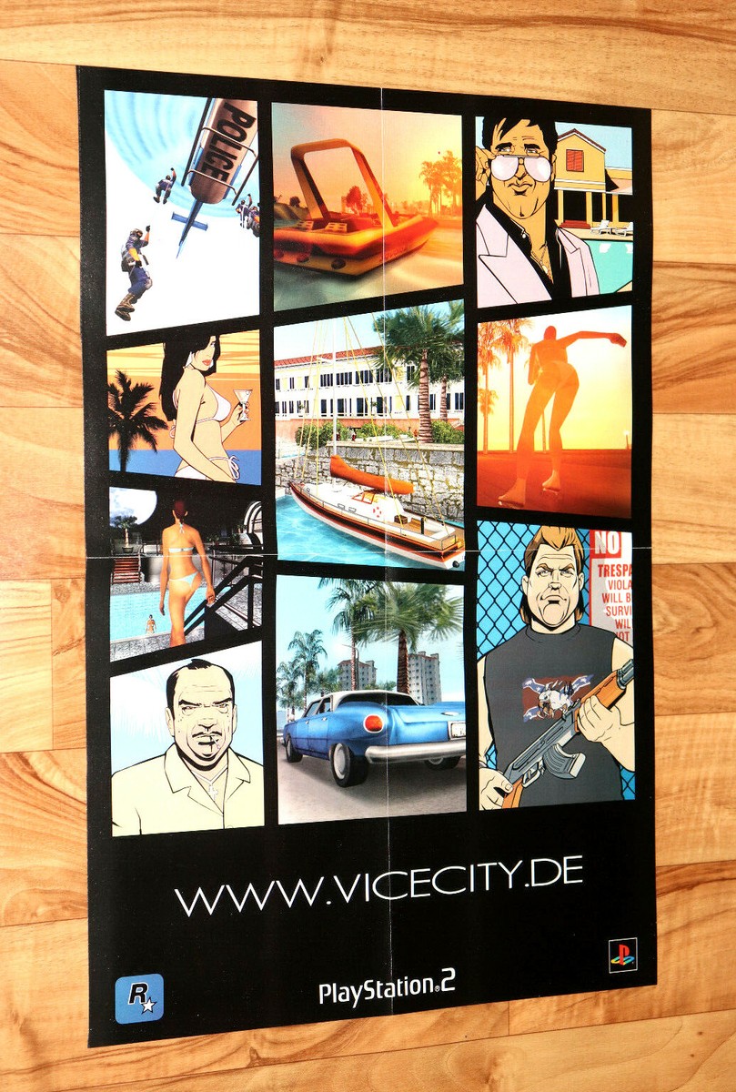 2002 Grand Theft Auto Vice City GTA Very Rare PlayStation 2 PS2