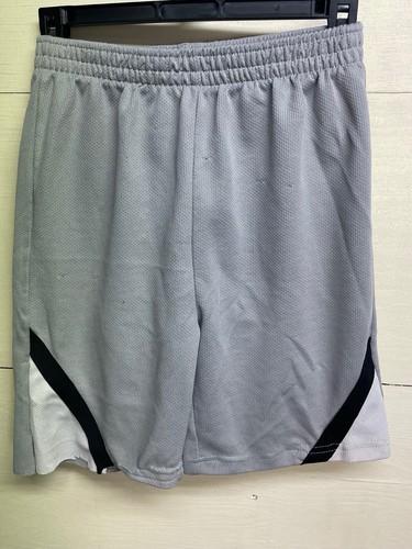 Grey Lightweight Polyester Soccer/Sports Shorts Youth Small - Picture 5 of 6