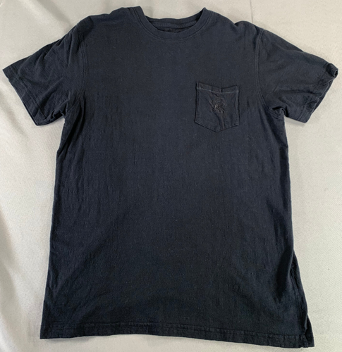 Beverly Hills Polo Club Men’s T-Shirt L Black Chest Pocket Logo 100% Cotton