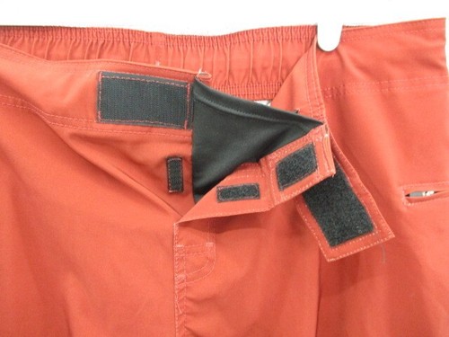 Born Primitive Shorts Mens 40 Red Orange American Defender Side Slits Tie Waist - Picture 5 of 17